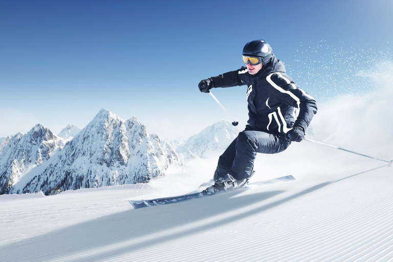 Desde Cannes o Niza: Excursión de un día a esquiar en los Alpes