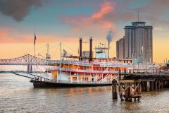 Nova Orleans: cruzeiro noturno de barco com jazz e jantar opcional