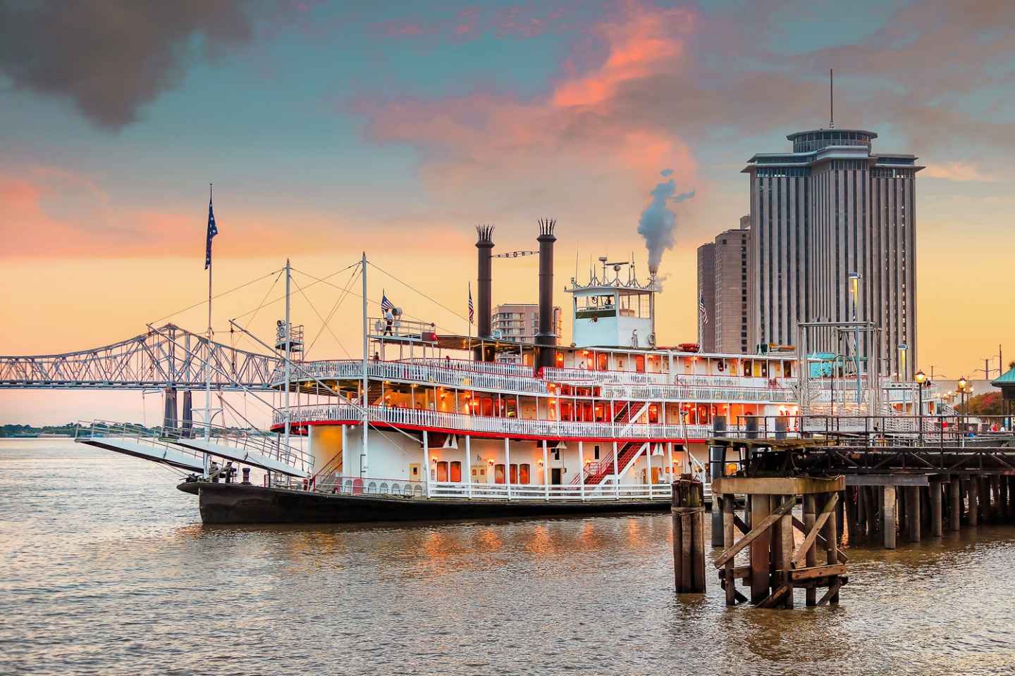 New Orleans: Jazz-Bootsfahrt am Abend mit Dinner-Option