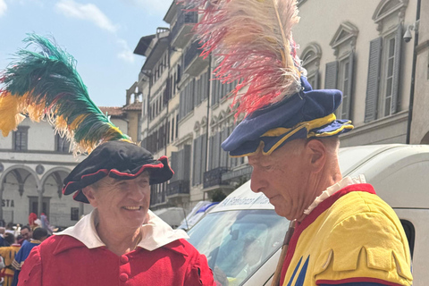 The Legendary Calcio Storico Fiorentino Experience Calcio Storico Fiorentino Semifinal Tour (TICKET INCLUDED)