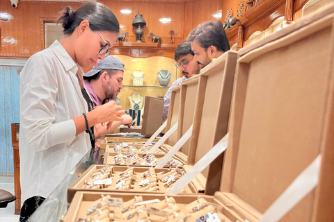 斋浦尔：购物之旅，体验蓝色诗歌和印刷工坊嘟嘟车私人观光，含讲英语的司机