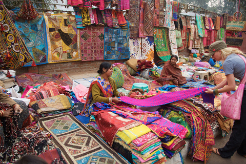 Delhi: Half-Day Shopping Tour with Private Guide & Transfer Car, Driver, and Guide & Street Food