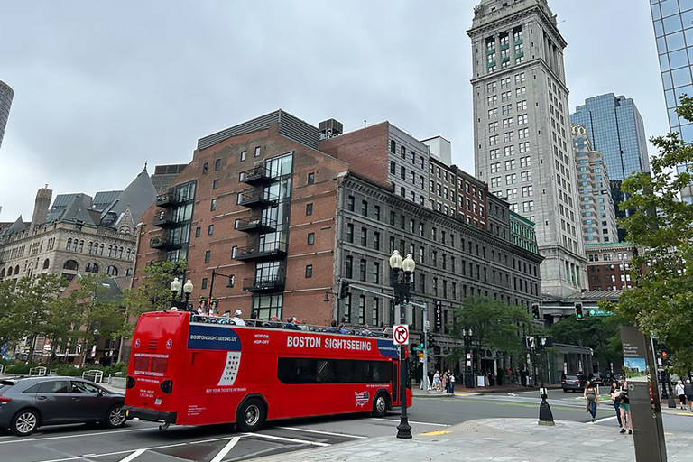 Boston: Hop-On Hop-Off Double-Decker Bus Sightseeing Tour