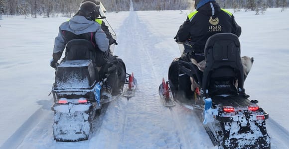 Lapland: Private Snowmobile Safari with arctic Local Guide