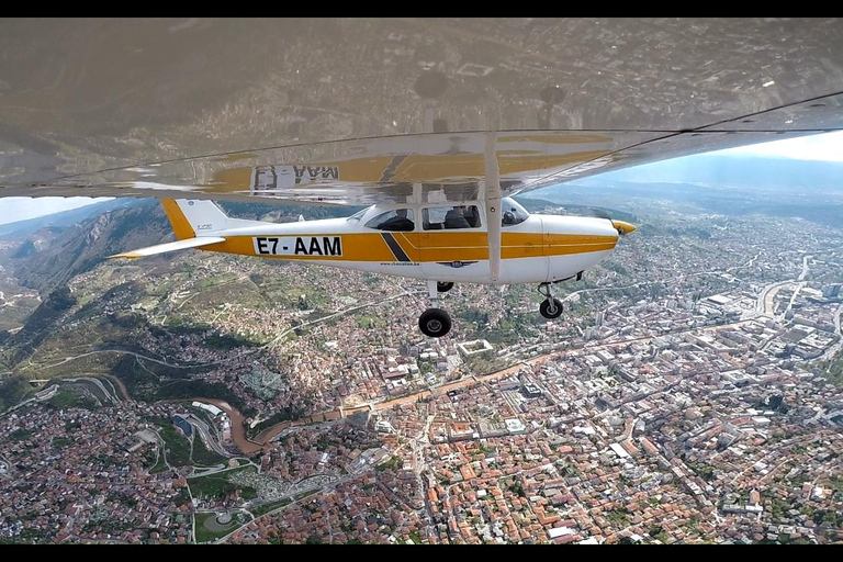 From Visoko: 30 minutes private Cessna flight above Sarajevo