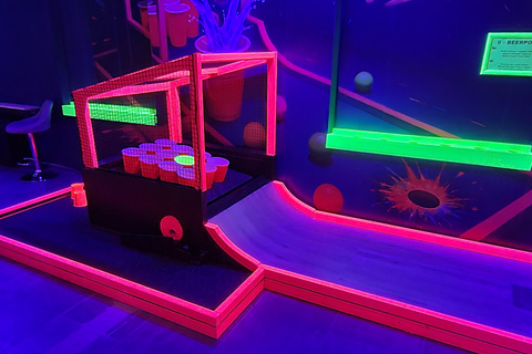 Prague: Punk Minigolf Glow-in-the-Dark Entry Ticket Punk Minigolf Glow-in-the-Dark Entry Ticket Monday-Thursday