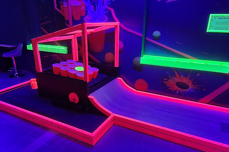 Prague: Punk Minigolf Glow-in-the-Dark Entry Ticket Punk Minigolf Glow-in-the-Dark Entry Ticket Monday-Thursday