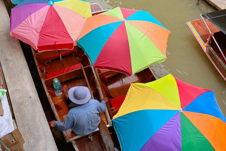 Bangkok : Aventure Damnoen Saduak et marché ferroviaire de Maeklong