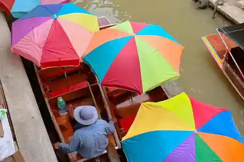 Bangkok: Damnoen Saduak Abenteuer & Maeklong Eisenbahnmarkt
