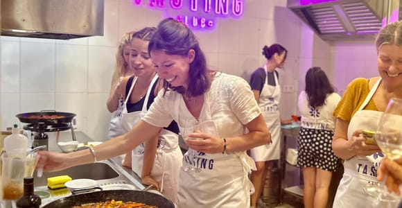 Alicante Paella-Kochkurs, Tapas, Getränke und Markt