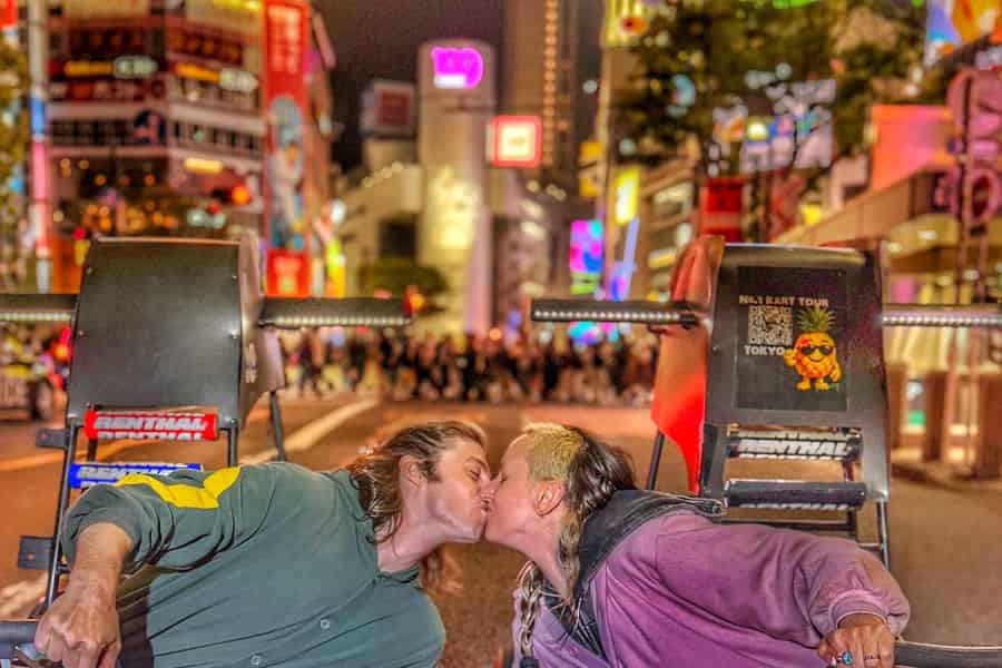 Shibuya-Kreuzung x Tokyo Tower: Go-Kart-Fahrt (Führerschein und Reisepass erforderlich). Foto: GetYourGuide