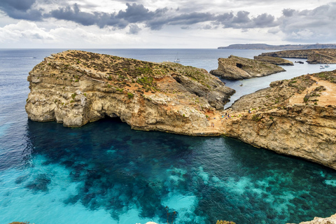 De St. Julian&#039;s: Gozo, Comino, Lagoa Azul em barco a motorDe St. Julian&#039;s: Gozo, Comino, Lagoa Azul de lancha