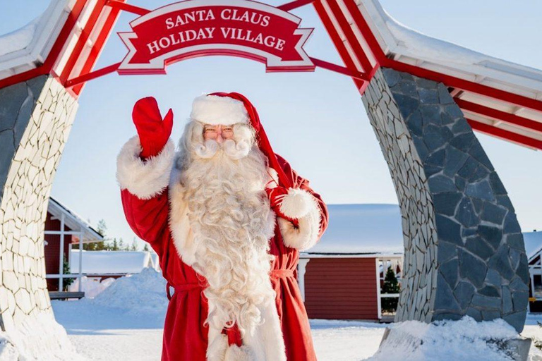 Rovaniemi: Weihnachtsmanndorf Tour Huskies & Rentier Besuch