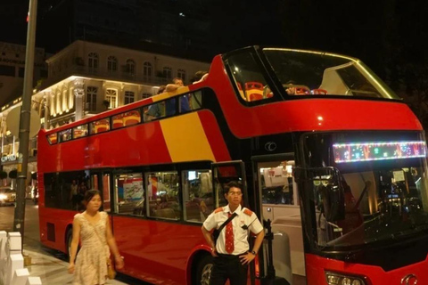 HCMC: Evening Night Lights Tour by Double-Decker Bus