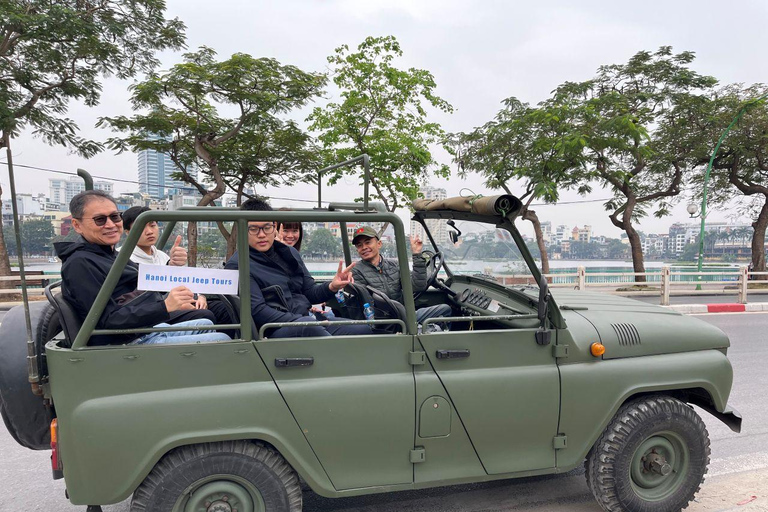 Hanoi: Half‑Day Jeep City Tour, Landmarks & Local Food