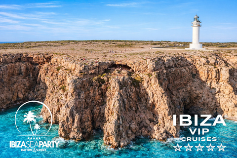 Ibiza: Formentera VIP Boat Paella, BBQ, OpenBar, DJ & Sunset BASIC TICKET with 5h Open Bar & Breakfast