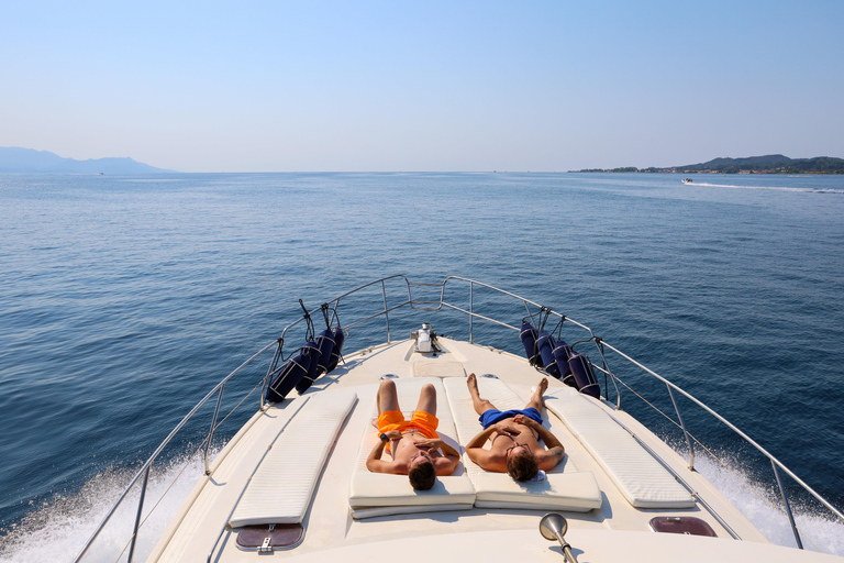 From Lefkimmi: Luxury Yacht Cruise to Sivota and Blue Lagoon