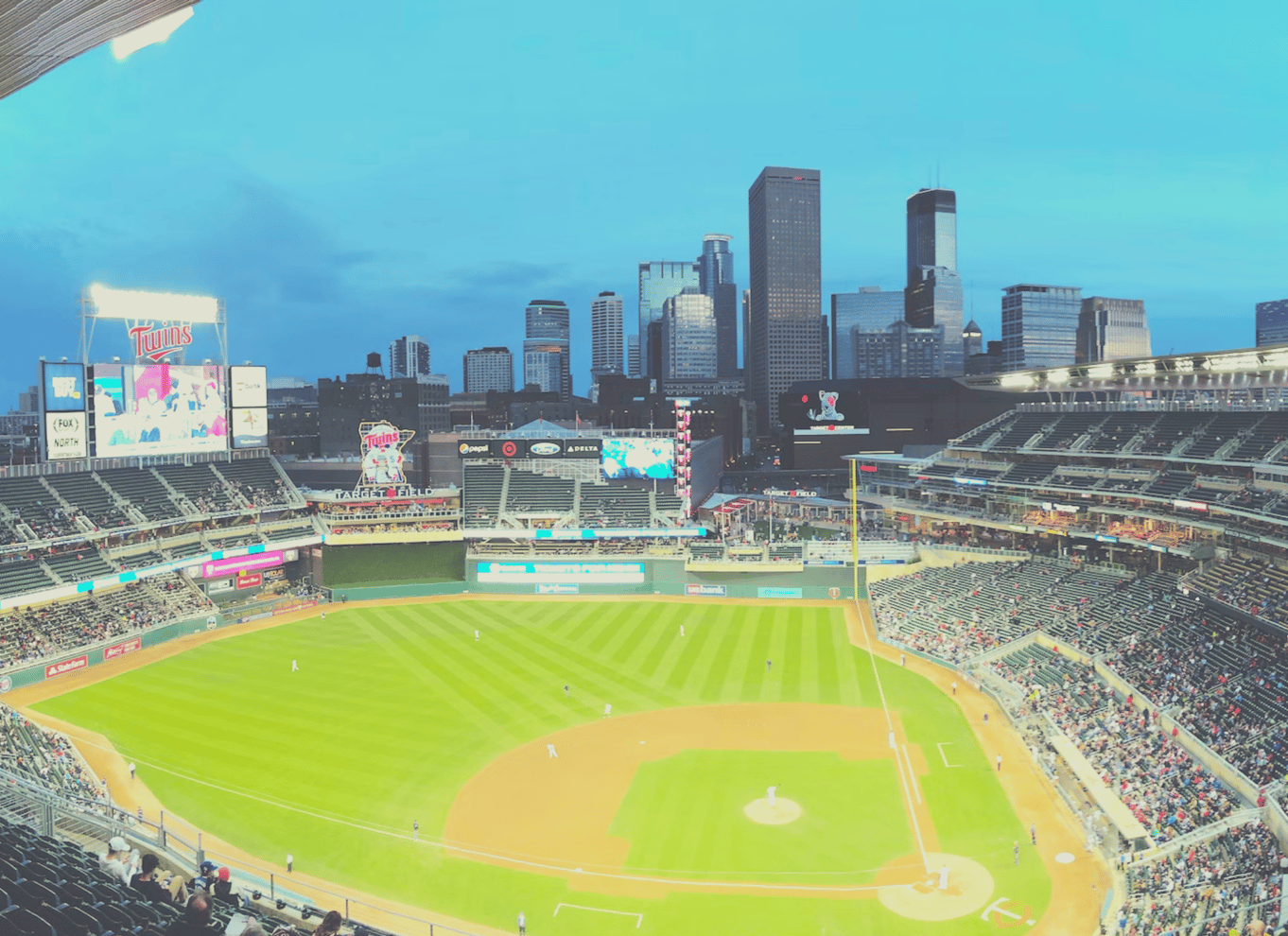 Minnesota Twins baseballkamp på Target Field