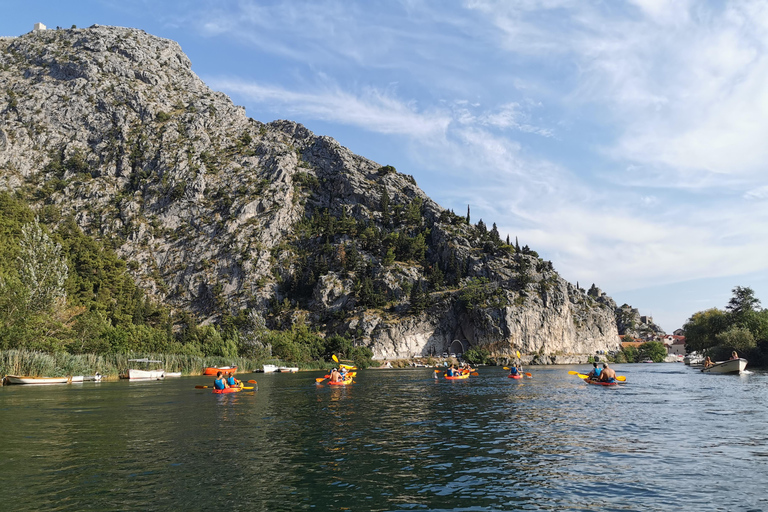 Omiš/Split : 4h de kayak dans le parc naturel protégé de Cetina