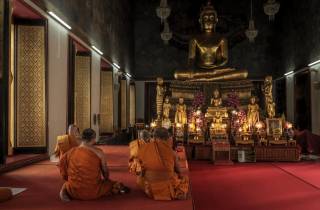 Fotoerkundung Bangkok: Ratchanatdaram-Tempel PM Tour