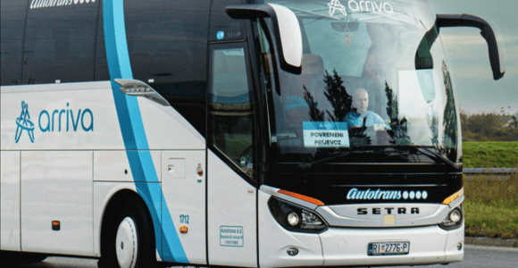 Bequemer Bus zwischen Split Central und Zadar Central