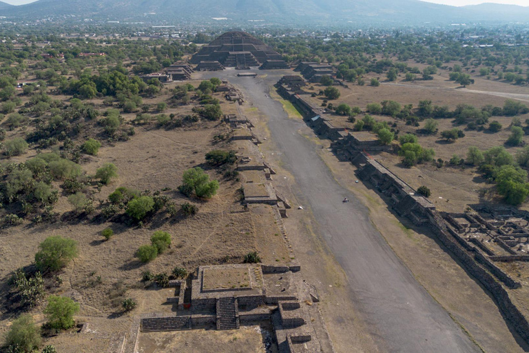 Pyramides de Teotihuacan : billet d'entrée coupe-file
