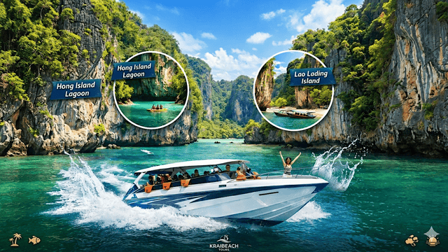 Phuket: Hong Island Lagoon and Lao Lading Island Speed Boat