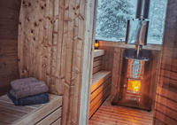 Terme artiche, barile sauna, cottage sauna e vasca idromassaggio - Hizvo