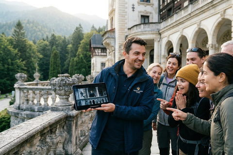 Bucharest: 3 Castles Tour - Bran, Peles & Wednesday Castle Interactive Audio Guide in 24+ languages.