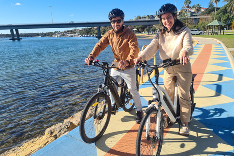 Passeio de bicicleta eléctrica em Fremantle 3 horas