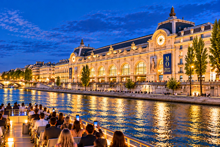 Paris Night Lights Cruise with the Mythic Bateaux-Mouches®