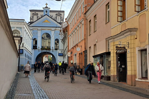 Vilnius: stadsfietstocht door Vilnius Hoogtepunten