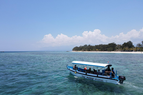 Gili island Snorkelling by private glass bottom boat