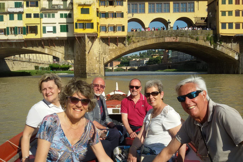 Florence: Gondola Boat Tour with Wine or Coffee and SnackEvening Tour with Wine