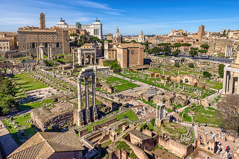 Rome: Skip-the-Line Tour to Colosseum, Forum, Palatine Hill Colosseum and Roman Forum Guided Tour in Italian