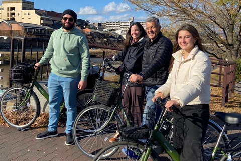 E-Bike Tour in Kyoto with Asuka, Japanese graduate student