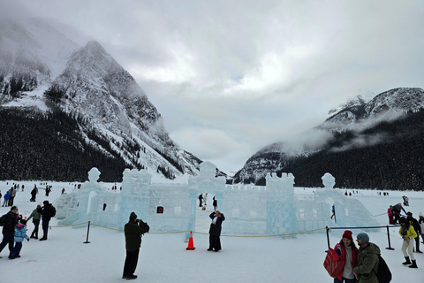 Inverno: Tour privato di un giorno intero per il Banff Icefield Parkway