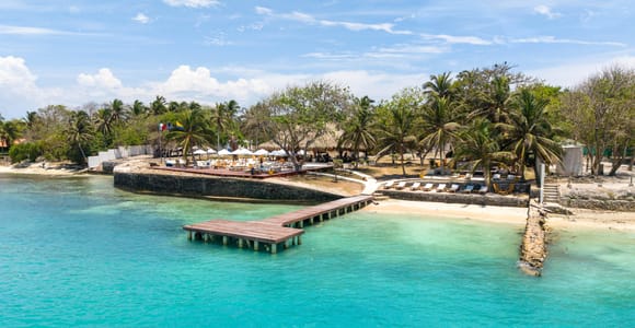Cartagena: Rosario Islands Speedboat Sightseeing Tour with Open Bar