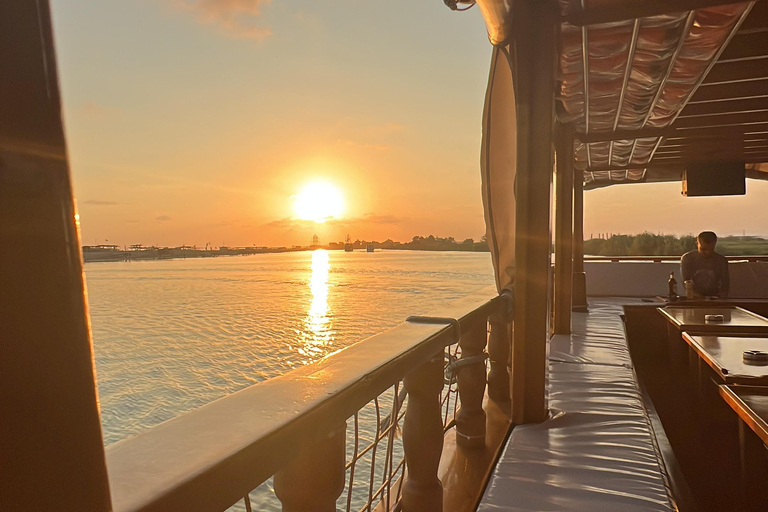 Side: Sunset River Cruise with Dinner and Hotel Transfer Private Sunset Cruise Tranfer Dinner Included