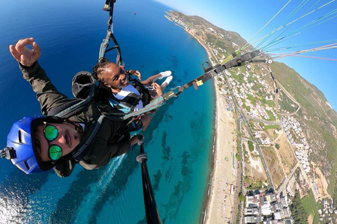 From Side: Paragliding to Alanya with Cable Car Ride