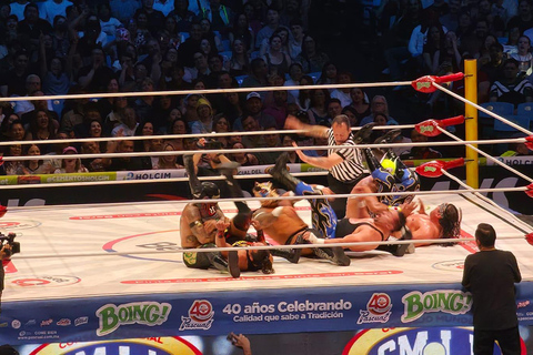 Mexico City: Lucha Libre Night with Hotel Pickup & Mask.