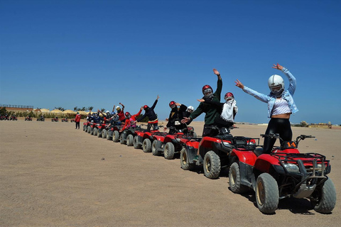 Hurghada: Quad- und Buggy-Safari mit Abendessen und Show