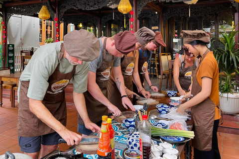 Hue Cooking Class : Best Local Restaurants with Madam Thu Hue cooking class without Pick Up & Local Market