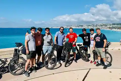 Nizza: Tour guidato in bicicletta elettrica con la collina del castello