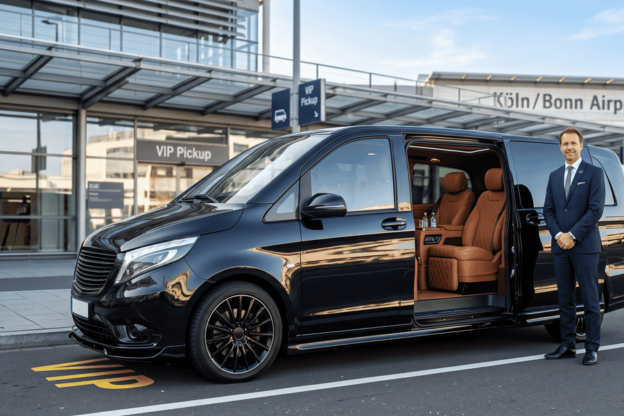 Köln: Privater Transfer zwischen Flughafen CGN und Stadtzentrum. Foto: GetYourGuide