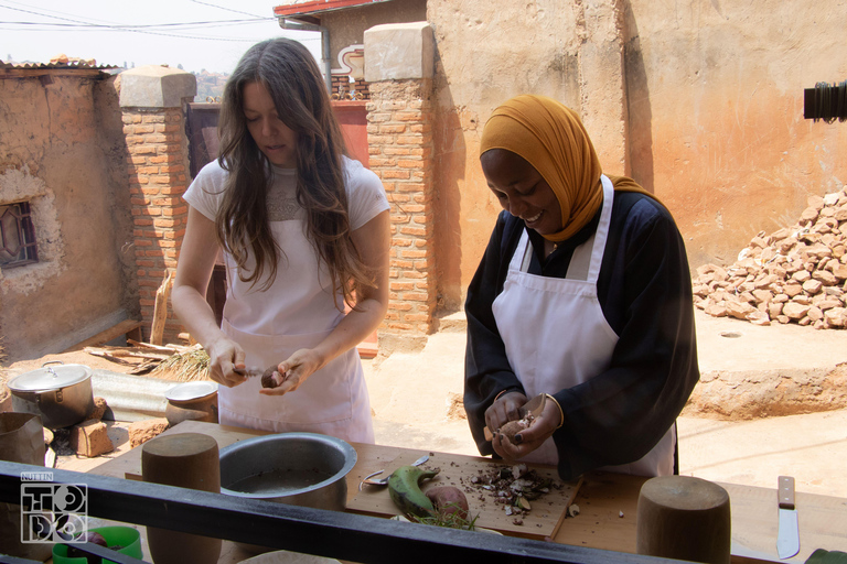 Experiência de culinária tradicional na casa de Umutetsi