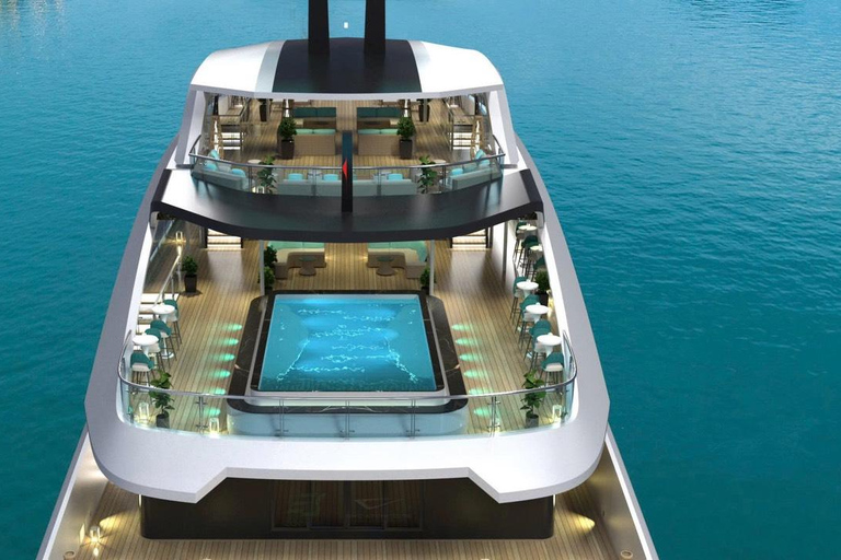 From Hanoi: Ha Long Bay Private Charter VIP Cruise| Luxury Sharing Transfer + Premium Day Cruise (Non-Charter)