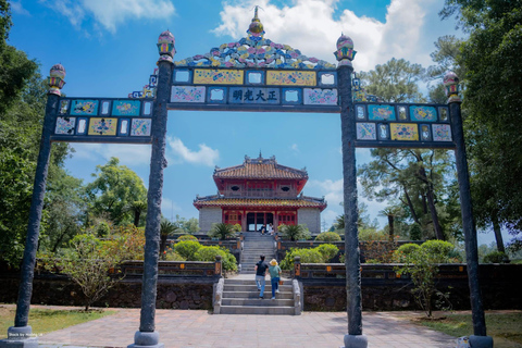Hue : Royal Tombs Tour with Thien Mu pagoda & Dragon Boat 2 Royal Tombs and Dragon Boat with English-speaking guide