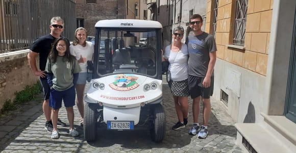 Von Civitavecchia nach Rom: 6-stündige Tour im Golfwagen für Kreuzfahrer