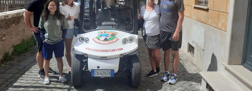 Visite exclusive de Rome pendant 6 heures en voiturette de golf pour les croisiéristes